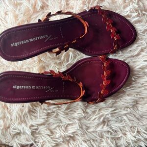 Sigerson Morrison Fall theme Kitten heels.